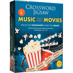 Crossword v4 Music from Movies 550 Piece Jigsaw Puzzle Babalu (ONLINE ORDER ONLY)