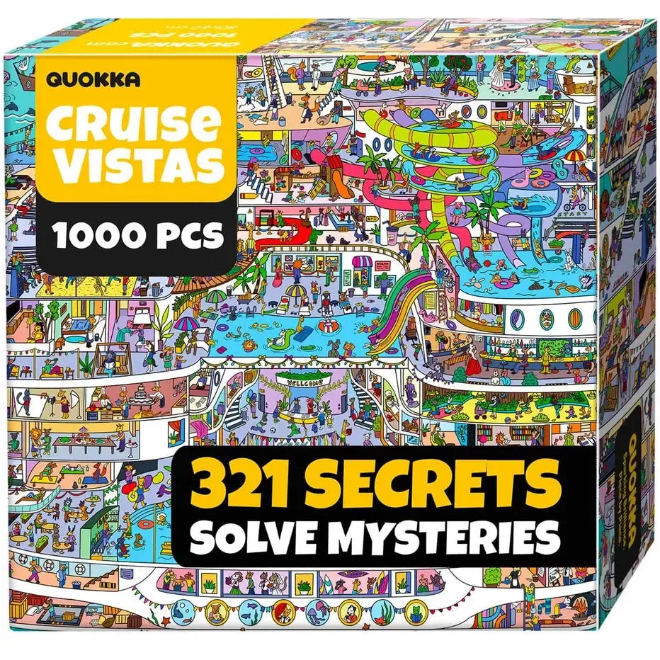 Cruise Vistas "Seek & See" 1000 Piece Jigsaw Puzzle Quokka