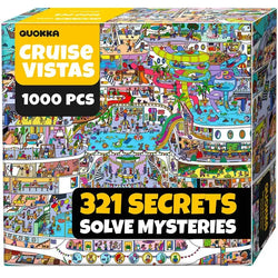 Cruise Vistas "Seek & See" 1000 Piece Jigsaw Puzzle Quokka