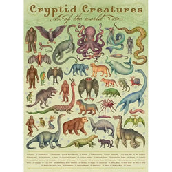 Cryptid Creatures 1000 Piece Jigsaw Puzzle Cobble Hill (ONLINE ORDER ONLY)