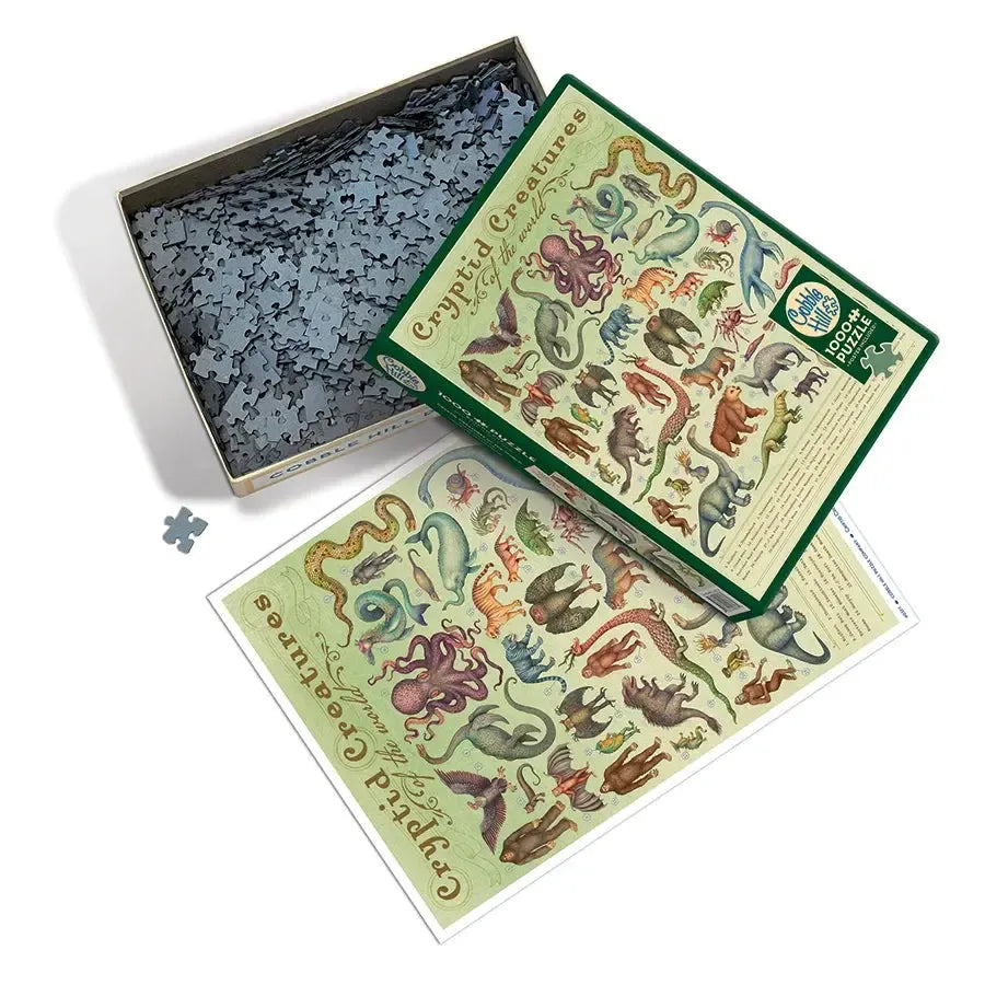 Cryptid Creatures 1000 Piece Jigsaw Puzzle Cobble Hill (ONLINE ORDER ONLY)