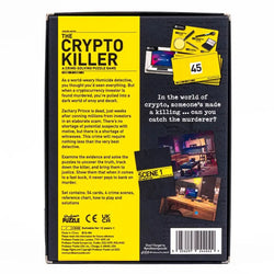 Crypto Killer - Crime-Solving Detective Puzzle Game - Professor Puzzle (ONLINE ORDER ONLY)