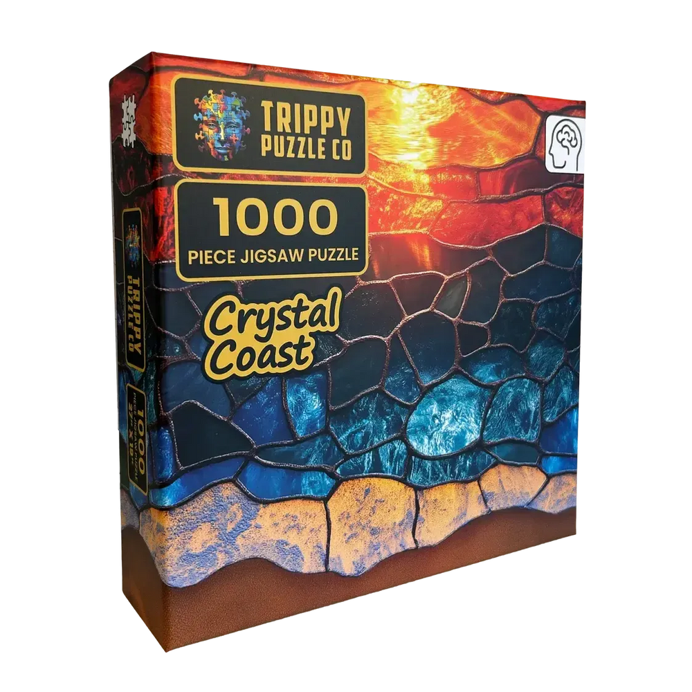 Crystal Coast 1000 Piece Jigsaw Puzzle Trippy (ONLINE ORDER ONLY)