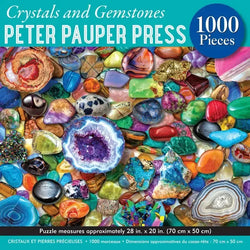 Crystals & Gemstones 1000 Piece Jigsaw Puzzle Peter Pauper (ONLINE ORDER ONLY)