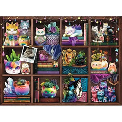 Cubby Cats & Succulents 500 Piece Jigsaw Puzzle Ravensburger (ONLINE ORDER ONLY)