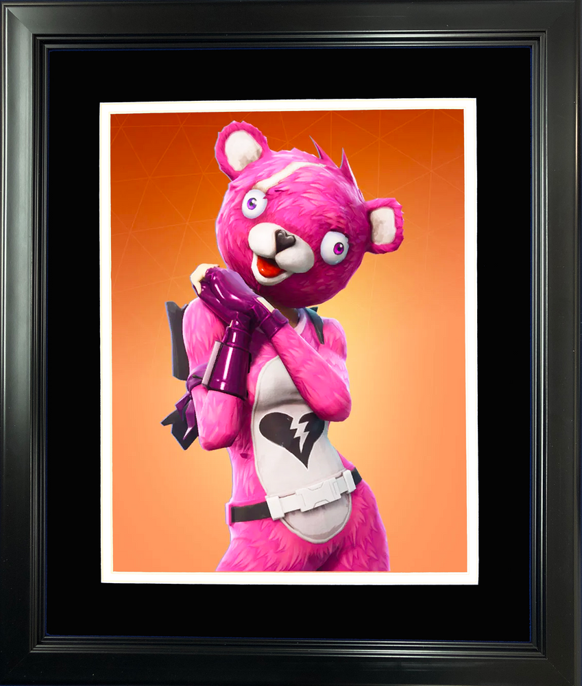 Framed Cuddle Team Leader Legendary Fortnite Skin 11"x14" Video Game Photo (ONLINE ORDER ONLY)