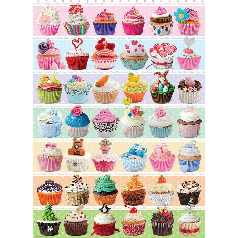 Cupcake Celebration 1000 Piece Jigsaw Puzzle Eurographics (ONLINE ORDER ONLY)