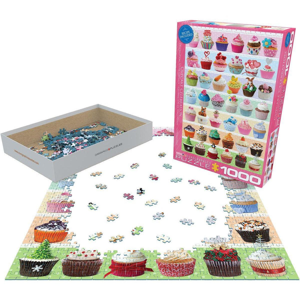 Cupcake Celebration 1000 Piece Jigsaw Puzzle Eurographics (ONLINE ORDER ONLY)