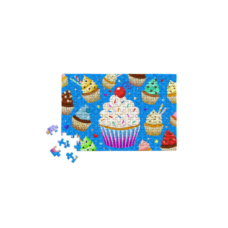 Cupcake Celebration for Bakers 150 Piece Mini Jigsaw Puzzle Micro Puzzles (ONLINE ORDER ONLY)