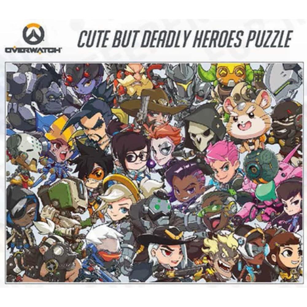 Cute But Deadly Heroes Overwatch 1000 Piece Jigsaw Puzzle Blizzard (ONLINE ORDER ONLY)