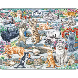 Cute Cats 45 Piece Tray Jigsaw Puzzle Larsen (ONLINE ORDER ONLY)