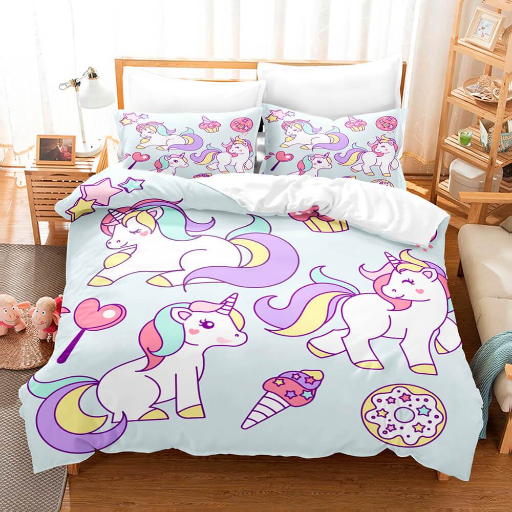 Unicorn Bedding Set Duvet Covers Bed Sets (Online Order Only)