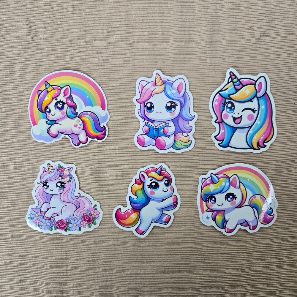 Cute Unicorn Series 2 Stickers (ONLINE ORDER ONLY)