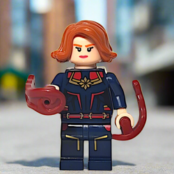 Carol Danvers Captain Marvel Suit Minifigure (ONLINE ORDER ONLY)