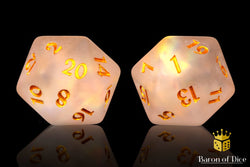 Frosted Gold Single D20 (ONLINE ORDER ONLY)