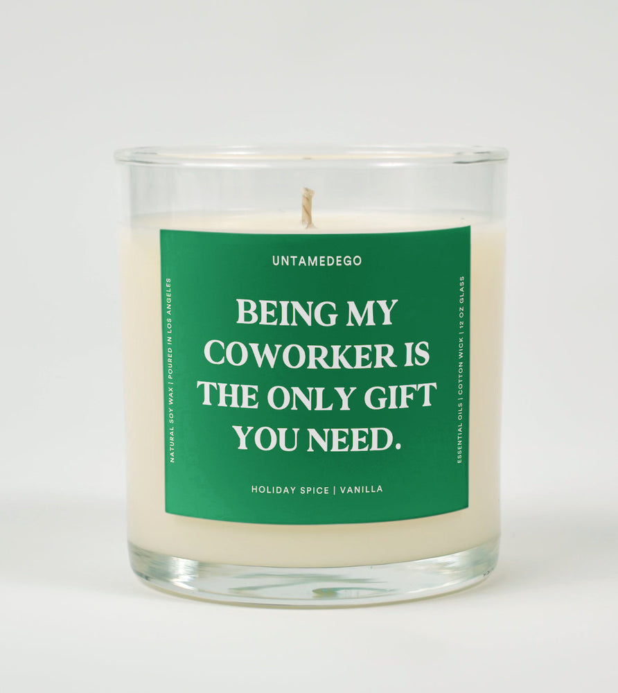 Being My Coworker Is The Only Gift You Need Glass Candle (Online Order Only)