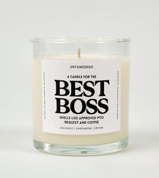 A Candle For My Best Boss Glass Candle (Online Order Only)