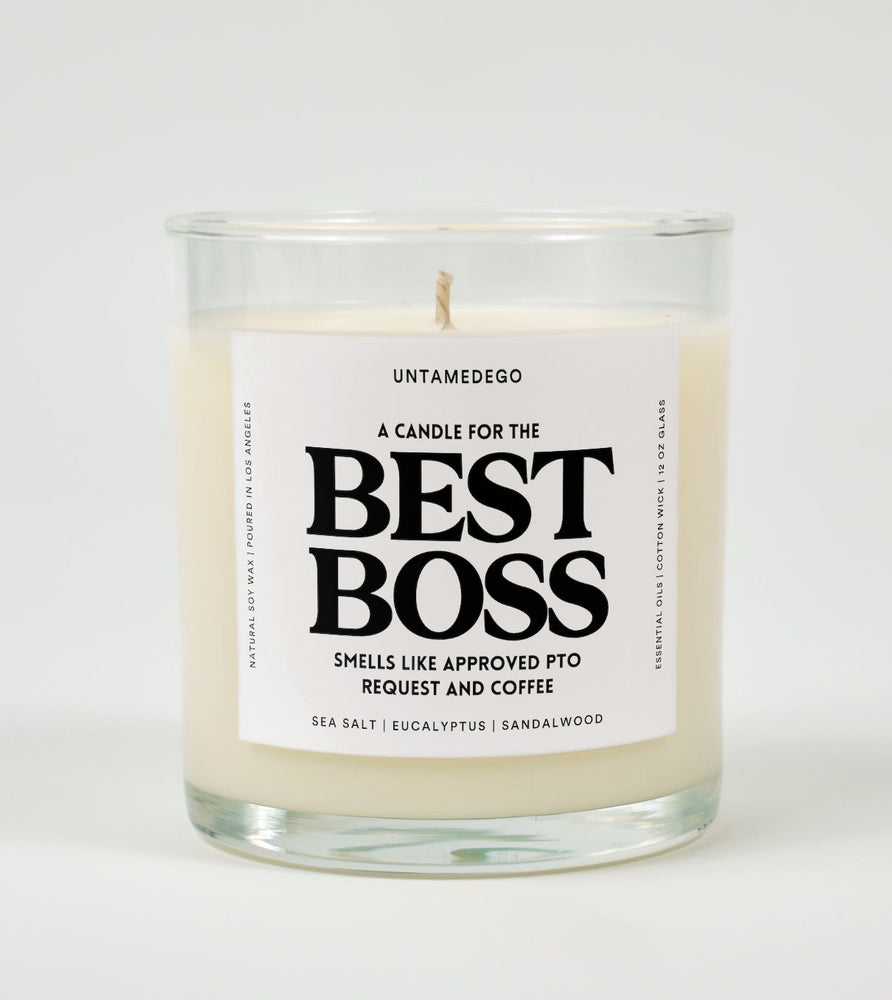 A Candle For My Best Boss Glass Candle (Online Order Only)