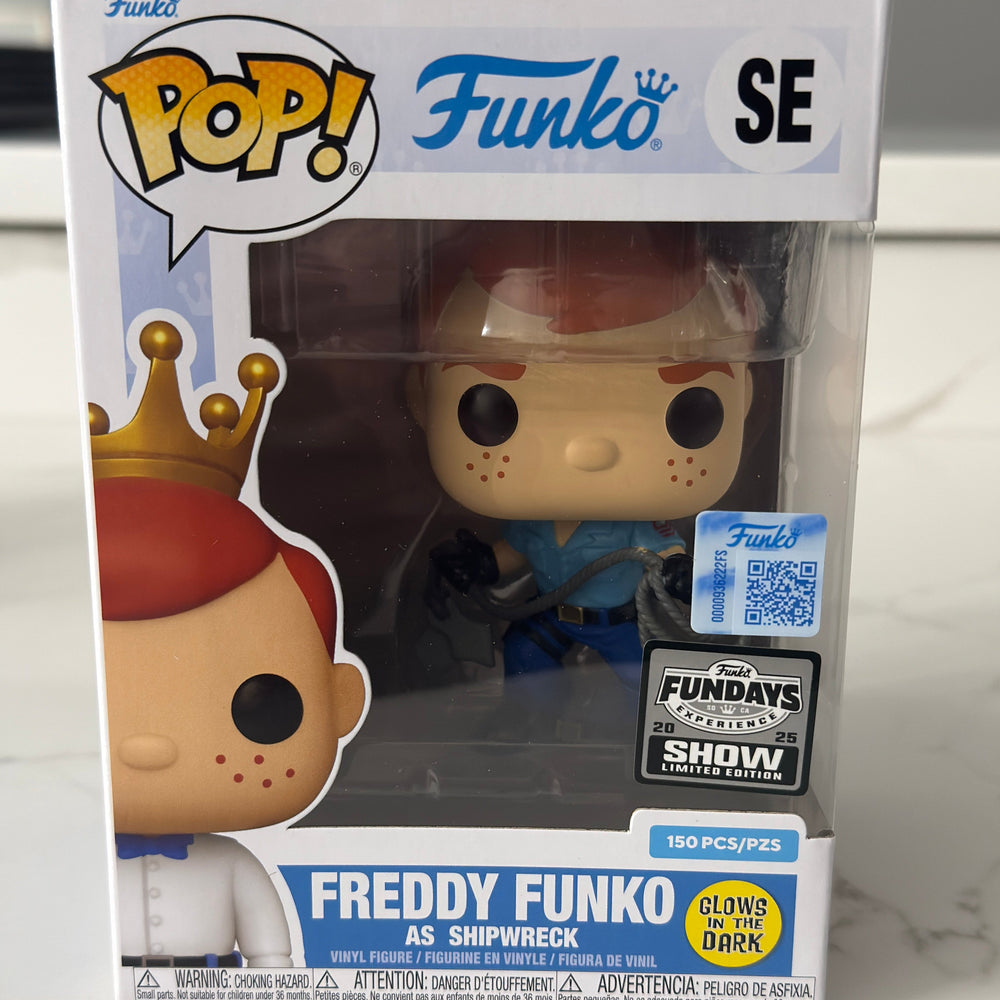 Funko Fundays Experience 2025: Pop! Originals G.I. JOE Freddy Funko as Shipwreck (Glow) LE 150 (ONLINE ORDER ONLY)