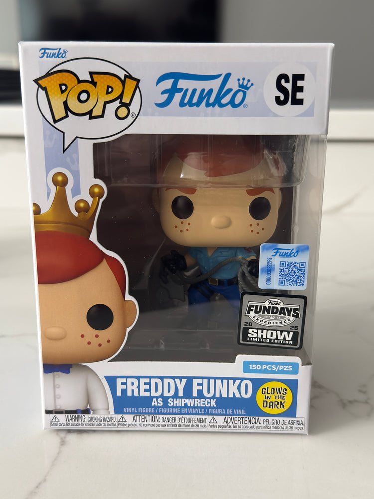 Funko Fundays Experience 2025: Pop! Originals G.I. JOE Freddy Funko as Shipwreck (Glow) LE 150 (ONLINE ORDER ONLY)
