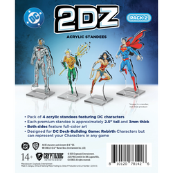 DC 2DZ Acrylic Standees: Pack 2 (ONLINE ORDER ONLY)