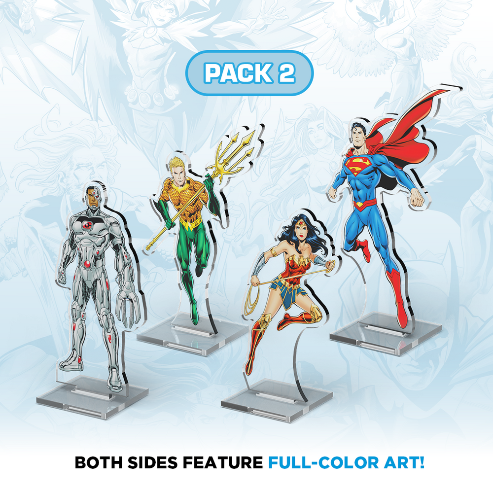 DC 2DZ Acrylic Standees: Pack 2 (ONLINE ORDER ONLY)
