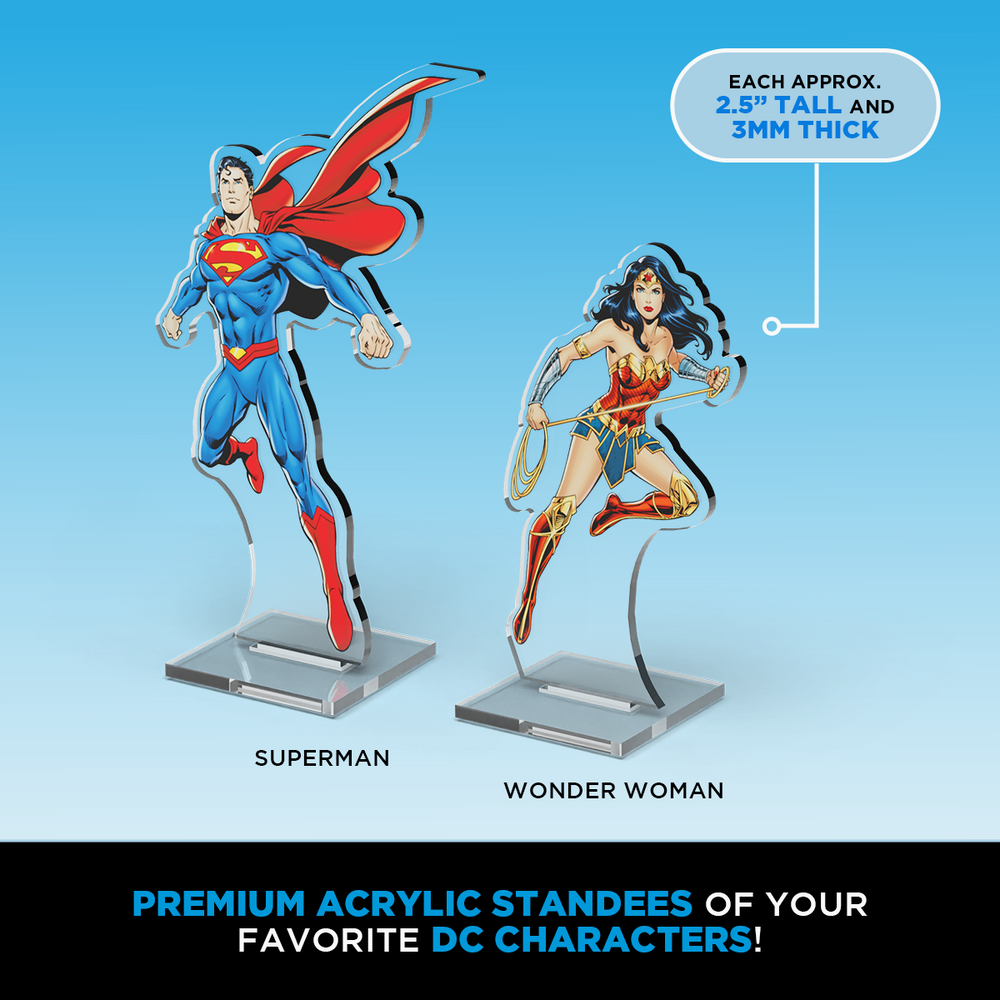 DC 2DZ Acrylic Standees: Pack 2 (ONLINE ORDER ONLY)