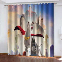 DC League of Super-Pets Curtains Blackout Window Drapes (Online Order Only)