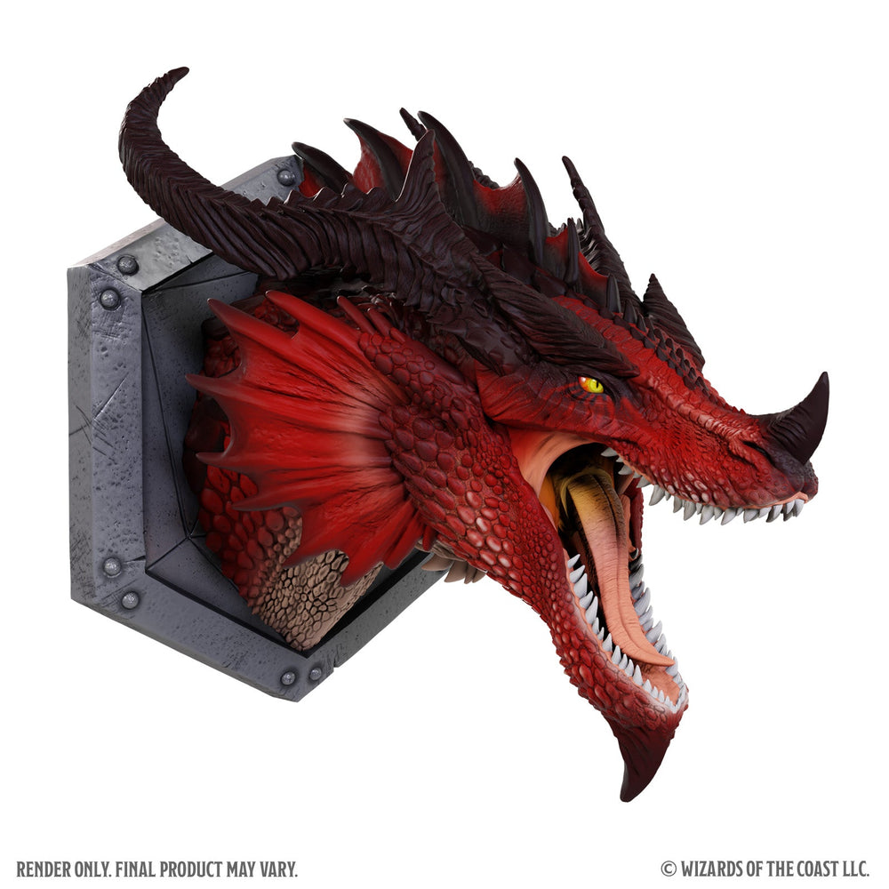D&D: Replicas of the Realms - Red Dragon 12" Trophy Plaque (ONLINE ORDER ONLY)