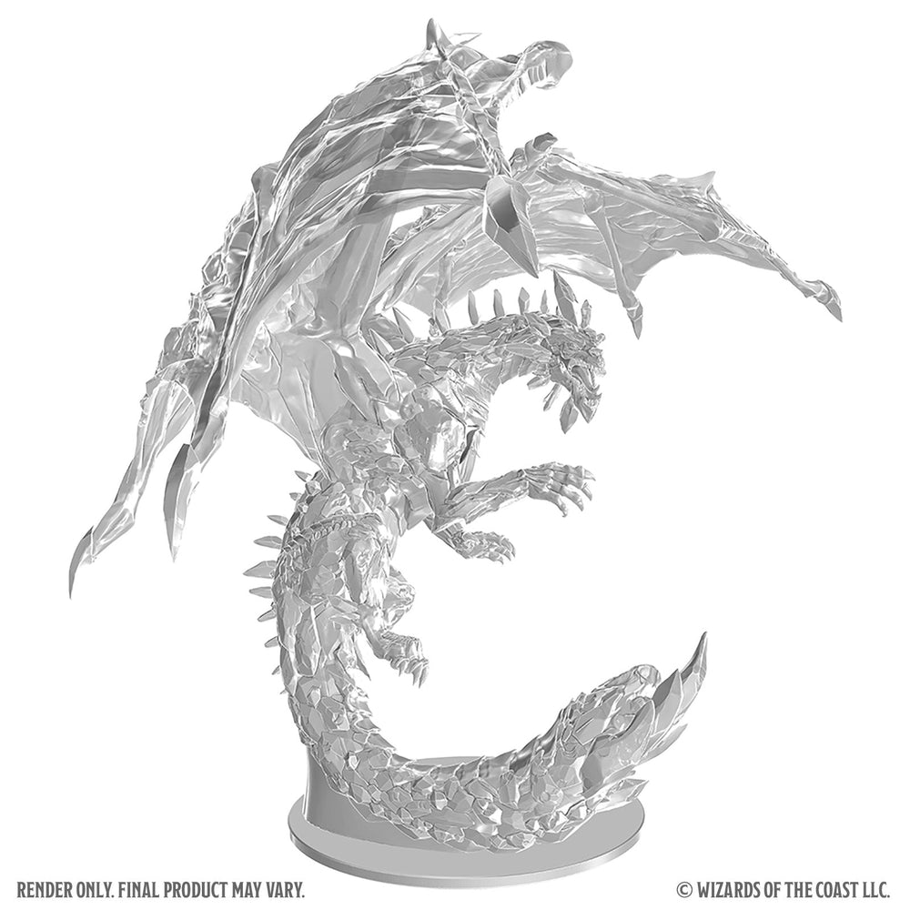 D&D: Nolzur's Marvelous Unpainted Miniatures - Adult Amethyst Dragon (ONLINE ORDER ONLY)