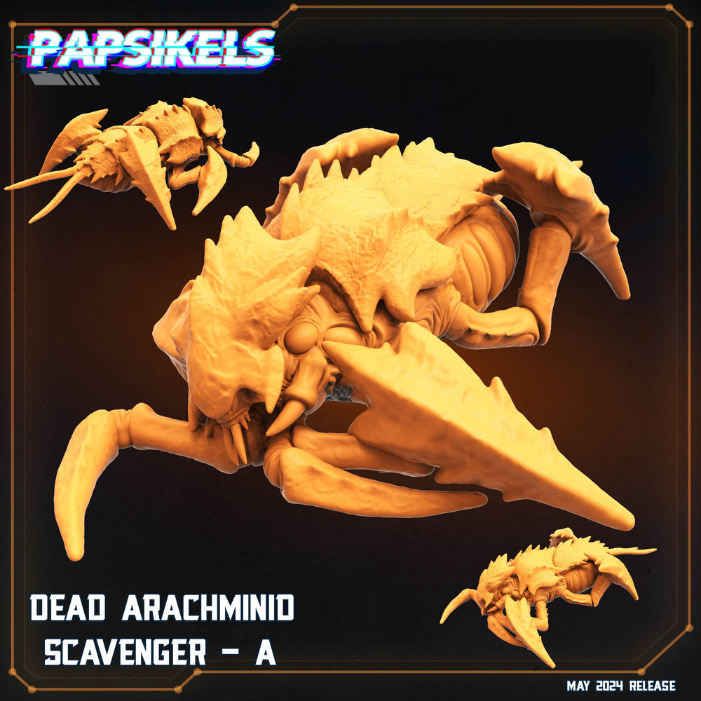3D Printed Papsikels Dead Arachminid Scavenger Set Democracy Troopers Bugs and Bots 28mm 32mm (Online Only)