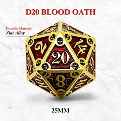Dungeon Delve Runestones™ - 25mm D20 - Blood Oath (Online Only)