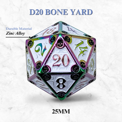 Dungeon Delve Runestones™ - 25mm D20 - Bone Yard (Online Only)