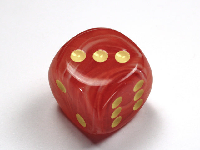 Ghostly Glow™ 30mm w/pips Orange/yellow d6 Dice (sold per die) (Online Only)