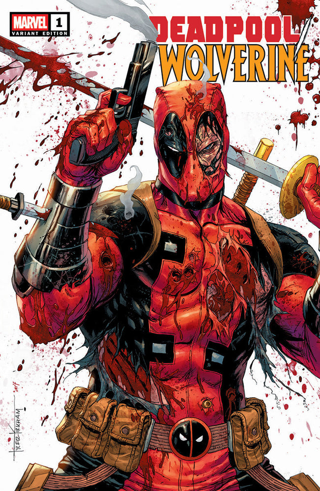[Signed by Tyler Kirkham] Deadpool / Wolverine #1 Unknown Comics Tyler Kirkham Exclusive Var [IN STOCK] (ONLINE ORDER ONLY)