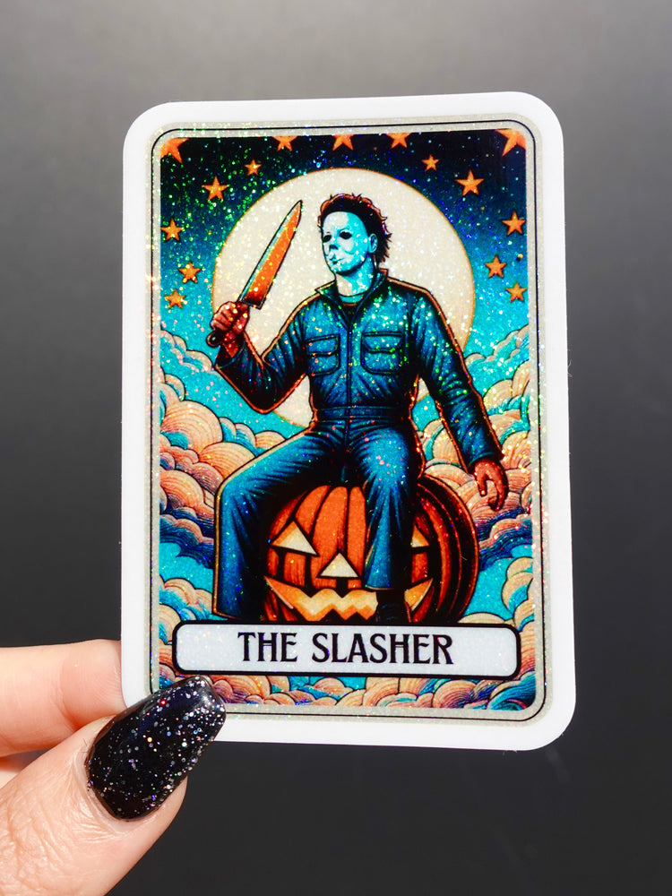 The Slasher Tarot Halloween Sticker (Online Order Only)
