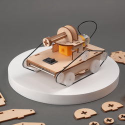 Rubber Bands Tank DIY Kit, Educational STEM Toy (ONLINE ORDER ONLY)
