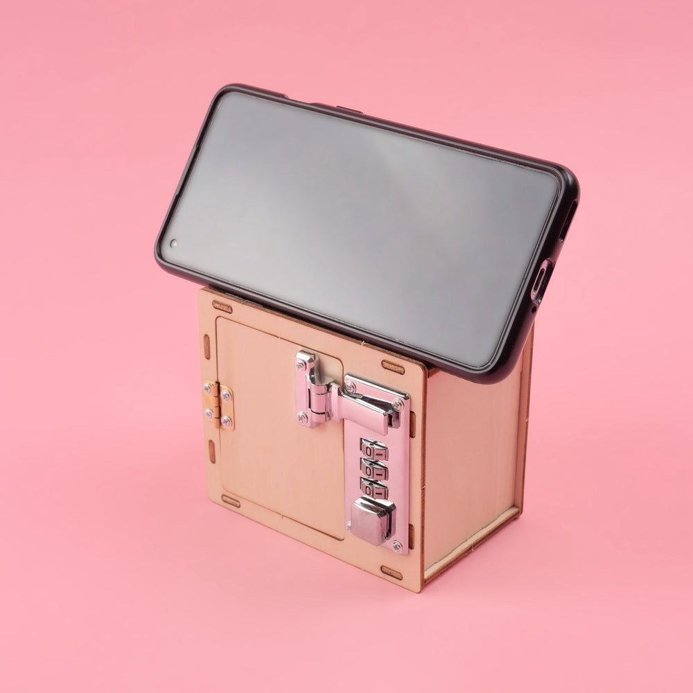 Combination Lock Box & Phone Holder DIY Kit, Educational STEM Toy (ONLINE ORDER ONLY)