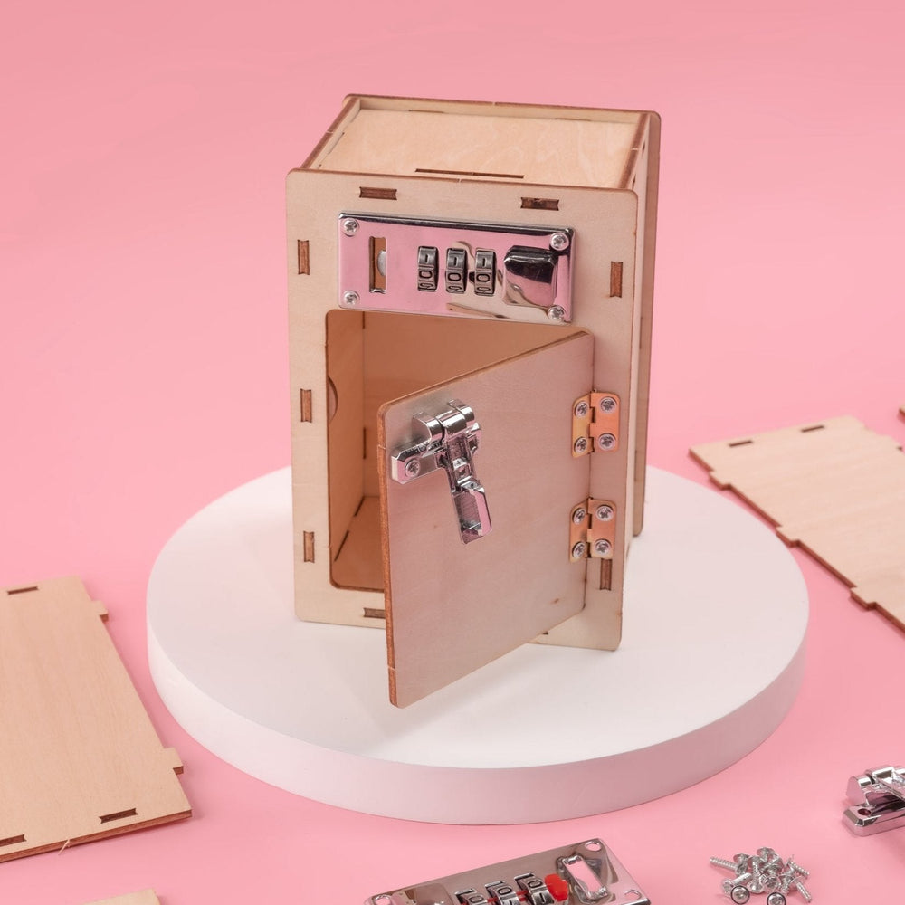 Combination Lock Box DIY Kit, Educational STEM Toy (ONLINE ORDER ONLY)