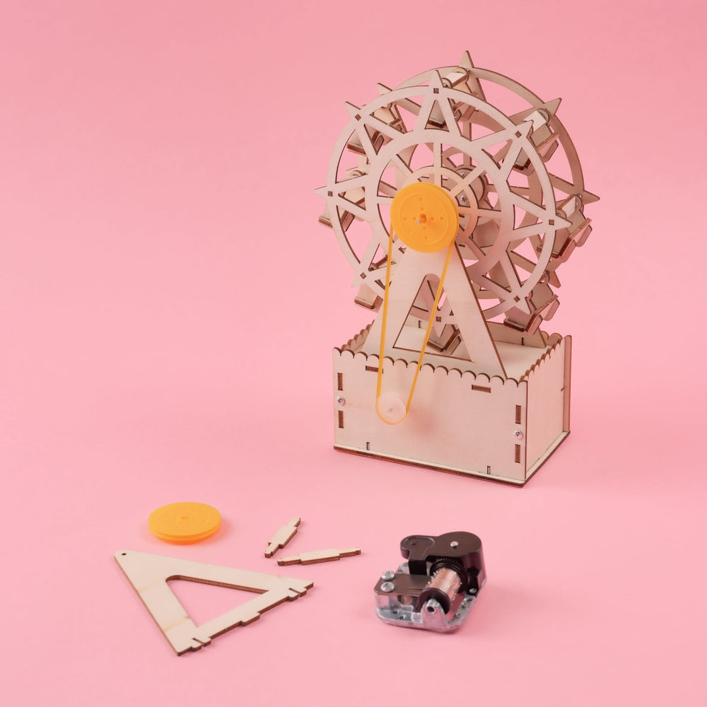 Music Box Ferris Wheel DIY Kit, Educational STEM Toy (ONLINE ORDER ONLY)