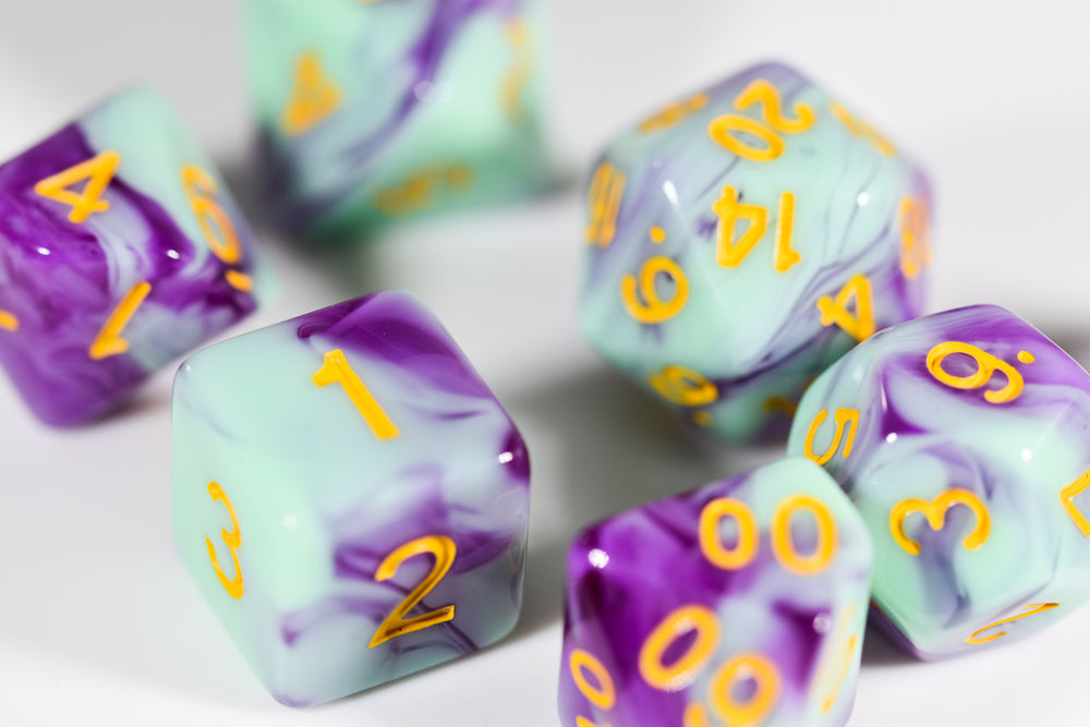 Mystic Orchid Dual Color Swirl Translucent Purple/ Opaque Green (Online Only)