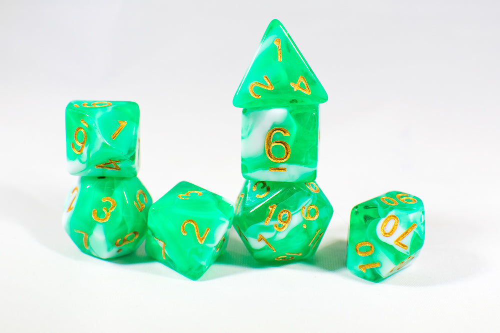 Spirit Living Dual Color Swirl Translucent Green/White (Online Only)