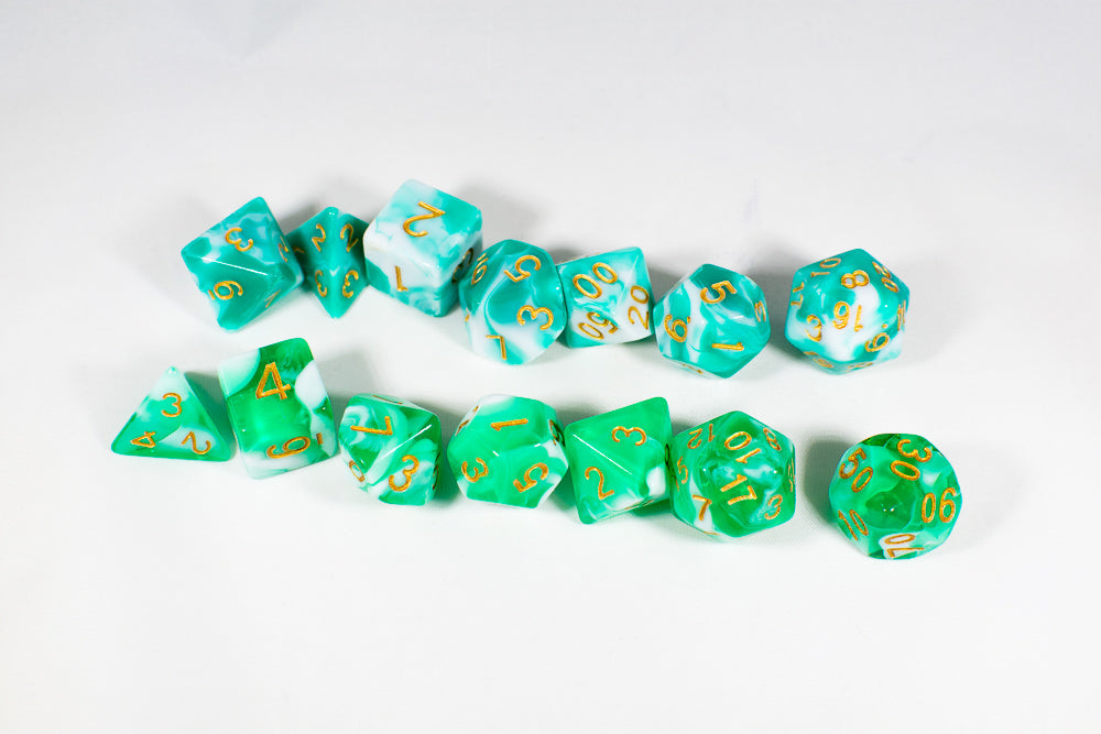 Spirit Living Dual Color Swirl Translucent Green/White (Online Only)