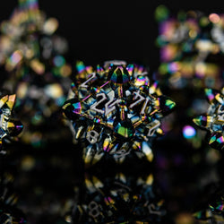 Asteroid Fields Metal Dice Set - Iris (ONLINE ORDER ONLY)