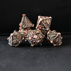 Bronze - Weird West Wasteland Metal Dice Set (ONLINE ORDER ONLY)