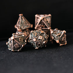 Bronze - Weird West Wasteland Metal Dice Set (ONLINE ORDER ONLY)