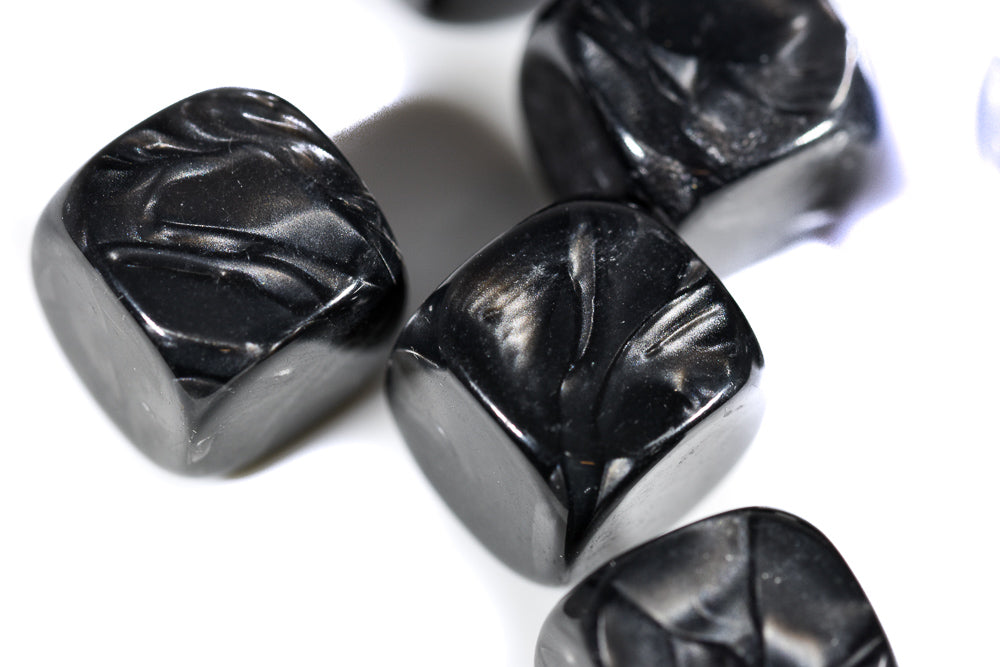 Pearl Black Blank 16mm d6 (Online Only)