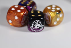 F-U-U-U-U-U d6 | Custom Dice with Angry Face and F-U Message Pipped Dice (Online Only)