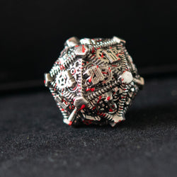 Blood Splatter - Weird West Wasteland Metal Dice Set (ONLINE ORDER ONLY)