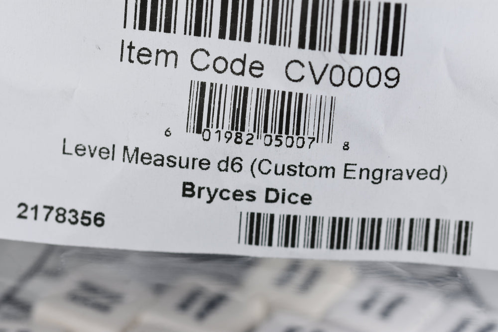 Level Measure d6 | Lower Level, Equal Level, Higher Level (Online Only)
